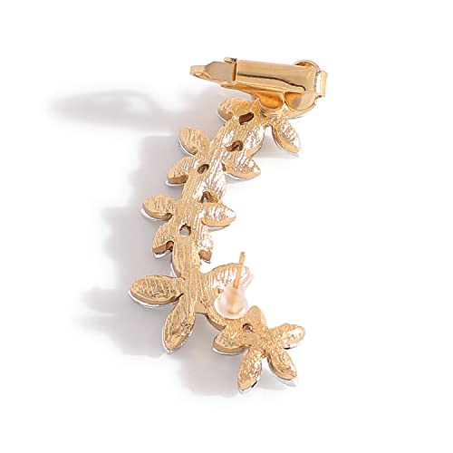 Image of SOHI Designer Cuff Earrings for women & girls, cute earrings for girls, fancy earrings for women stylish, fashion jewellery for women, Light Weight stylish, Cuff Earring, One Ear Cuff, Ear wire