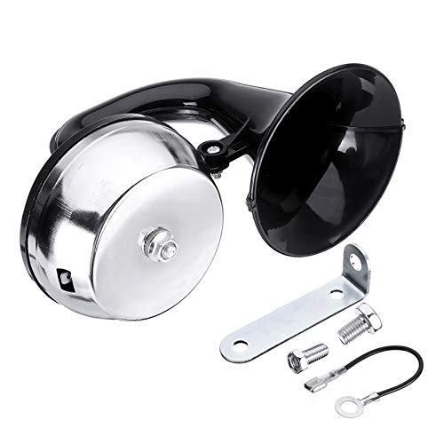 JenNiFer Lega Nera del Fischio del Gomito del Corno dell'Aria della Lumaca Singola/Doppia di 12V 130Hz 126Db / 130Db per I Camion dell'automobile - 02#