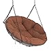 Goodming Papasan Cuscini Sedia a Dondolo con Lacci Spessi Esterni Yoga per Sedia da Soggiorno, Sedia Papasan da Esterno,cuscinodi Ricambio Cuscino da Pavimento Imbottito Gattonare Ø40cm (15.7 Inches)