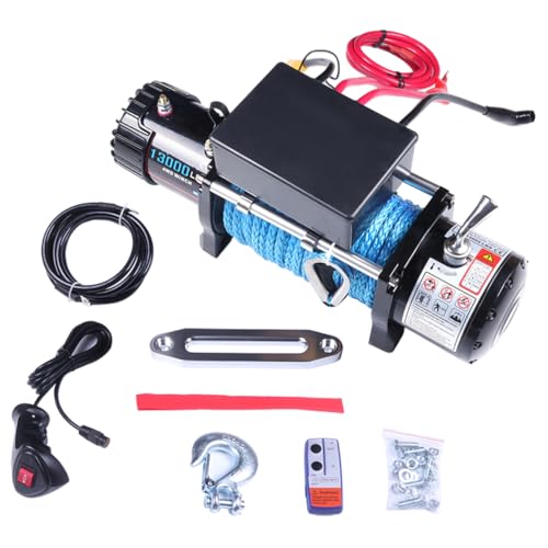 Winche eléctrico 13000lbs 12V cuerda sintética SCITOO miniatura 2