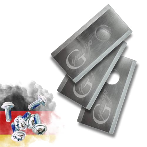 Genisys Stainless Steel Replacement Blade Blades Compatible with LawnMaster OcuMow VBRM16 Robotic Lawnmower - LongLife - 1-Hole Shatterproof [DIN EN 50636 Tested], Pieces: 30