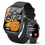 DIVOAZBVO Smart Watch for Men, 120+ Sports Modes Smartwatch with 1.83' HD Touchsreen, Sleep Monitor, IP67 Waterproof, Bluetooth Call & Music Control Fitness Watch for iPhone/Android Black