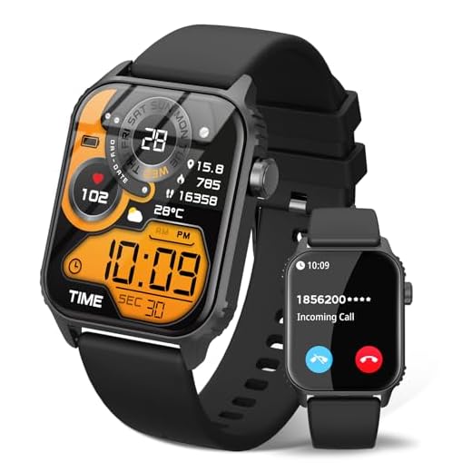 DIVOAZBVO Smart Watch for Men, 120+ Sports Modes Smartwatch with 1.83" HD Touchsreen, Sleep Monitor, IP67 Waterproof, Bluetooth Call & Music Control Fitness Watch for iPhone/Android Black