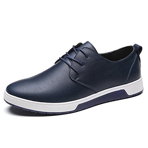 Image of ZZHAP Men's Casual Oxford Shoes Breathable Flat Fashion Sneakers