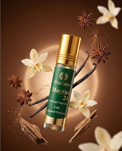 Image of Mograa 24 Attar Roll-On Perfume Oil 8 ml | Alcohol Free | Long Lasting Rich Fragrance | Men & Women | Pocket Size Travel Friendly Roll On | Daily Wear (Pack of 1)