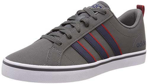 adidas VS Pace, Zapatos de Baloncesto Hombre, Gris (Grey Four F17/Collegiate Navy/Scarlet Grey Four F17/Collegiate Navy/Scarlet), 40 EU