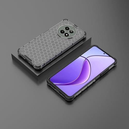 Image of Glasgow Back Case Cover Designed for [ Realme 13 5G ] (Stylish Look | Shock Proof) - Black