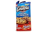GRANOLA - Granola Gourmand Extra Cookies Daim, Biscuits Chocolat Croustillants et Fondants, 184g - Lot de 4