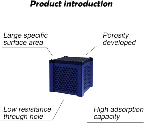 agctrler 2 Stück Clever Cube Aktivkohle Pferde, Aktivkohle Aquarium, Aktivkohlefilter Pferdetränke, Aktivkohlefilter Würfel Pferd, Pferde-Wassertrog Purifier Cube, für Vorratstank, Teiche, Aquarium