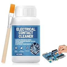 JAOJAO Electronic Contact Cleaner, Circuit Board Cleaner Fast Drying Precision Electronics Cleaning for Circuit Boards Appliance Control Boards Switches & Connectors, 250ml Transparent