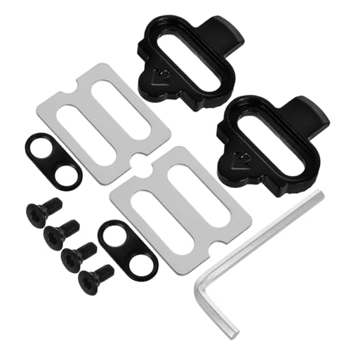 BELLIFFY 1 Set Compatible Cycling Cleats for Road and Mountain Bikes Easy Installation Quick Locking Mechanism Efficient Design for Cycling Adventures