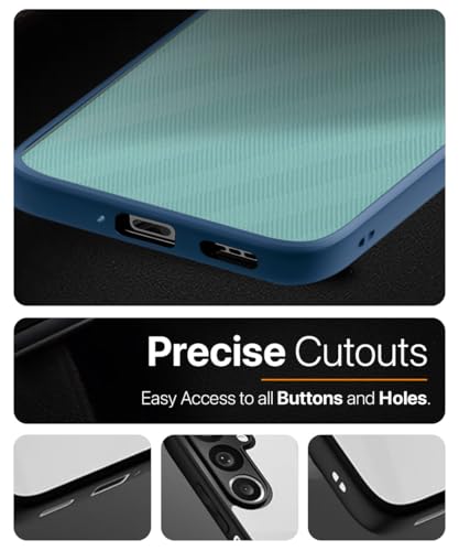 Image of WOW IMAGINE Shockproof Hybrid Back Cover for Xiaomi Redmi 12C | Poco C55 | Hard Slim fit Back Case | PC & TPU | Clear Transparent Case - Blue