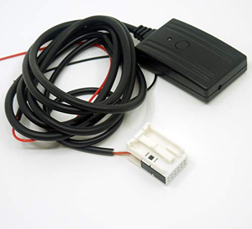 colorparts2016 Bluetooth 5.0 MIC Hands-Free Aux Cable Compatible with Peugeot 207 307 407 308 607 807 Citroen C2 C3 C4 C5 C6 RD4