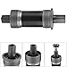 VGEBY1 Bike Bottom Bracket Square Hole Crank Axis, Bicycle Middle Mountain Bike Center Shaft for Square Tapered Spindle Crank(68X127.5L)