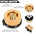 HUANSHA 3-Piece Propane/Isobutane/Butane Refill Adapter Set - Camping Backpacking Stove Refill Adapter Valve for 1LB Propane/Butane Gas Tank
