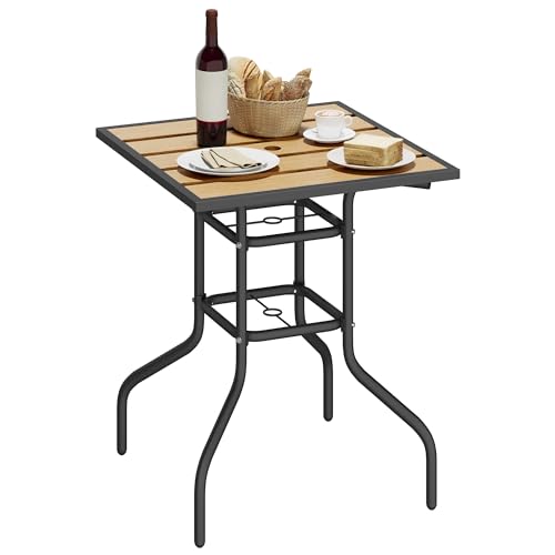 LUSHVIDA Outdoor-Tischdecke Mit Schirmloch & Reißverschluss – Rund, 152,4 Cm, Wasserabweisend In Salbeigrün