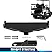PIT66 Trailer Hitch with Bumper Receiver Fit for Club Car Precedent Golf Cart 2004-up, Not Fit Carts with Rear Seats or DS Models, Q235 Steel Powder Coated