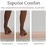 SAMTY 20 x 18 Inch Outdoor Chair Cushions for Patio Furniture UV Resistant Non Slip Waterproof Replacement Patio Seat Cushion with Ties Set of 2, Dark Grey - Image 4