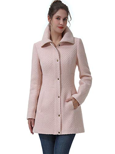Amazon.com: BGSD Women Ana Boucle Wool Blend Walking Coat (Also