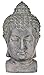 John Timberland Meditating Buddha Head 18 1/2" High Outdoor Statue