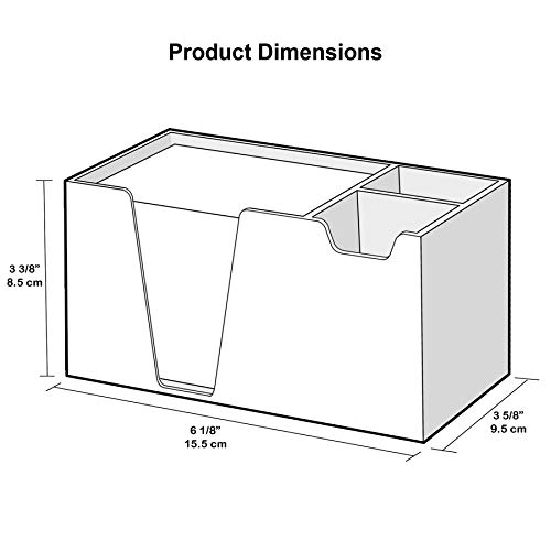 Organizador de Mesa Porta Lápis Clip Papel Lembrete (Papel Branco Incluso), Acrimet, (Cor Rosa Sólid