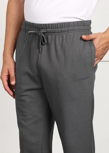 Image of Alan Jones Clothing Men's Regular Fit Mid Rise Fleece Jogger Regular Pants For Winterwear