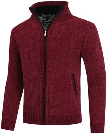 Cardigan à fermeture éclair pour hommes - France