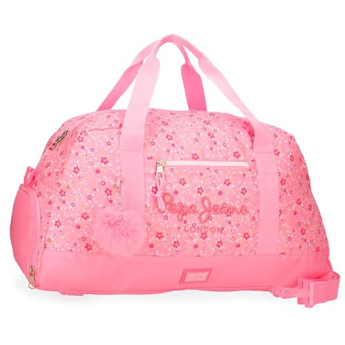 Pepe Jeans Alenka Rosa Bolsa de Viaje Rosa 55x27x20 cms Poliéster 29,7L by Joumma Bags