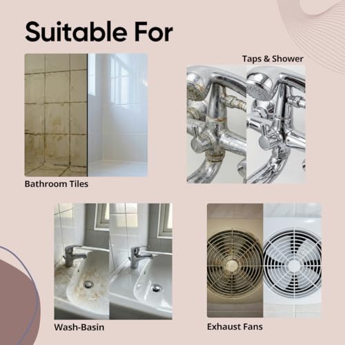 Image of urban Wipe Bathroom & Kitchen Cleaner | Tough Lime Scale Hard Water Stain Remover On Taps, Showers | Ceramic Surfaces | Chimney, Plastic & Aluminium Surfaces (Each 500Ml)