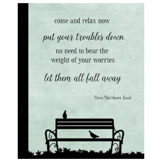 Dave Matthews Band Notebook/Journal:120 Blank-Lined Notebook/Journal feat. Lyrics from DMB most memorable songs on interior pages: Lyrics from hits ... "Ants Marching", "Granny", "#41", and more!