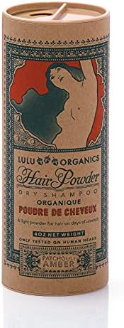 Lulu Organics Patchouli & Amber Hair Powder/Dry Shampoo - 4 oz