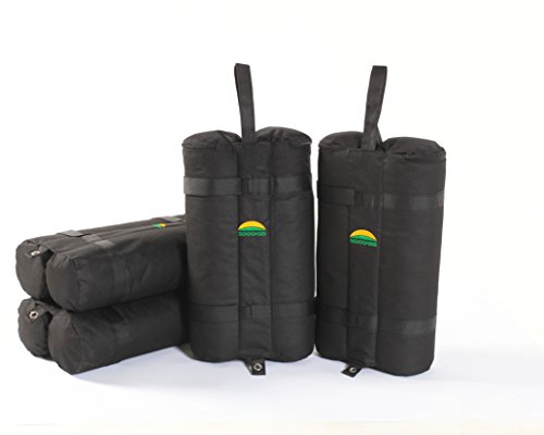ECOLINEAR Weight Bag 4 Sets Easy Portable Premium Canopy Tent Sand Bags 4 Pack, Instant Legs, 40lbs