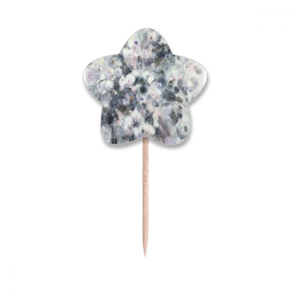 Fleur et étoile en cupcake picks pour vos soirées d'hiver et buffets chaleureux