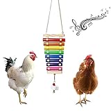 Divertissement aviaire polyvalent --- Pas seulement pour les poulets, ce jouet à piquer en bois fait appel aux grands oiseaux comme les perroquets gris africains et les macaws. Sa construction en bois résiste au piquage vigoureux, tandis que la conception suspendue encourage les comportements naturels de recherche d'aliments chez de multiples espèces d'oiseaux.