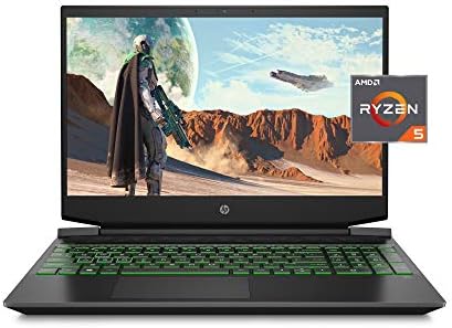 HP Pavilion Gaming 15 Laptop, NVIDIA GeForce GTX 1650, AMD Ryzen 5 4600H, 8GB DDR4 RAM, 512 GB PCIe NVMe SSD, 15.6" Full HD, Windows 10 Home, Backlit Keyboard (15-ec1010nr, 2020 Model)