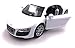 Welly R8 Voiture de Sport modèle de Voiture Auto Licence Produit 1: 34-1: 39 Blanc