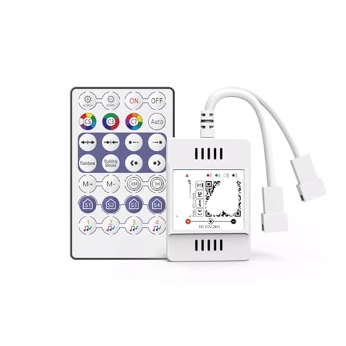 Controlador LED WS2811 RGB DC12V-24V de 3 pines para tiras de luces pixel de voltaje dual