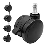 Roulettes de chaise : fabriquées en polyuréthane, ces roulettes de chaise de bureau offrent durabilité et performance, roulettes pour chaise