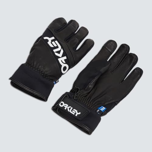 Gants Homme Oakley Factory Winter 2 Jet en Cuir et Textile Premium