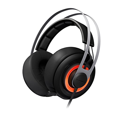 SteelSeries Siberia Elite Headset with Dolby 7.1 Surround Sound (Black) (Renewed)