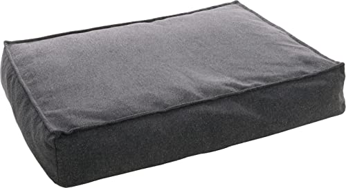 Cojín rectangular Avalon gris oscuro de 80x60x18 cm con cremallera 2