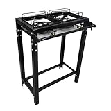 Fogão 2 Bocas Industrial Alta Pressão Preto C/Mangueira