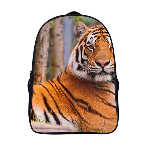 Sac à dos d'école enfants tigre ergonomique et grand volume