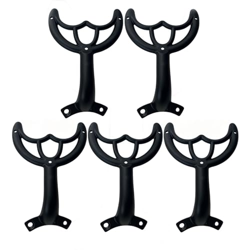 5 Pcs 52’’Ceiling Fan Blades Arms Replacement,Ceiling Fan Blades Arms Replacement Parts Mounting Bracket Kit for Replacing The Worn FanBlades,Keep The Balance and Good Performance (Black)