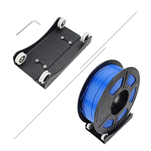 FYSETC 3D Printer Filament Holder Adjustable Smooth Pully Spool Mount Rack with Bearing for TPU PLA ABS Nylon Wood PEGT 0.5KG 1KG Printing Material