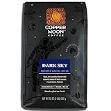 Copper Moon Dark Roast Whole Bean Coffee, Dark Sky Blend, 2 Lb