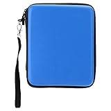 2 Pcs Travel Carrying Case for 2DS,EVA Hard Package Case,Portable Storage Bag,Protective Case with Lacing,Durable Double Zipper,for 2DS Host Machine(Blue)