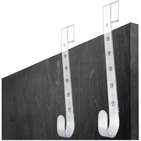 com-four® 2X Crochets de Porte réglables Cover