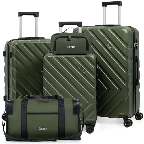 Sets 5 Piece,suitcases With Wheels, Hard Case Luggage With Detachable Spinner Wheels,carry On Luggage Set (5 Piece Sets (20"/24"/28"/db/tb))