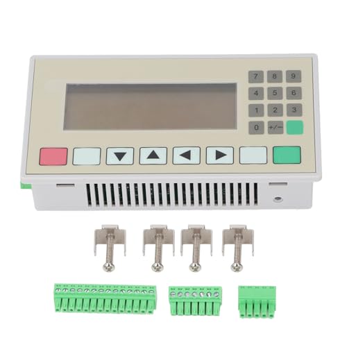 Gucagle - Textbasierte SPS-Steuerung mit programmierbarer Logikanzeige, integrierter analoger Industriesteuerplatine mit Uhr und -Anschluss